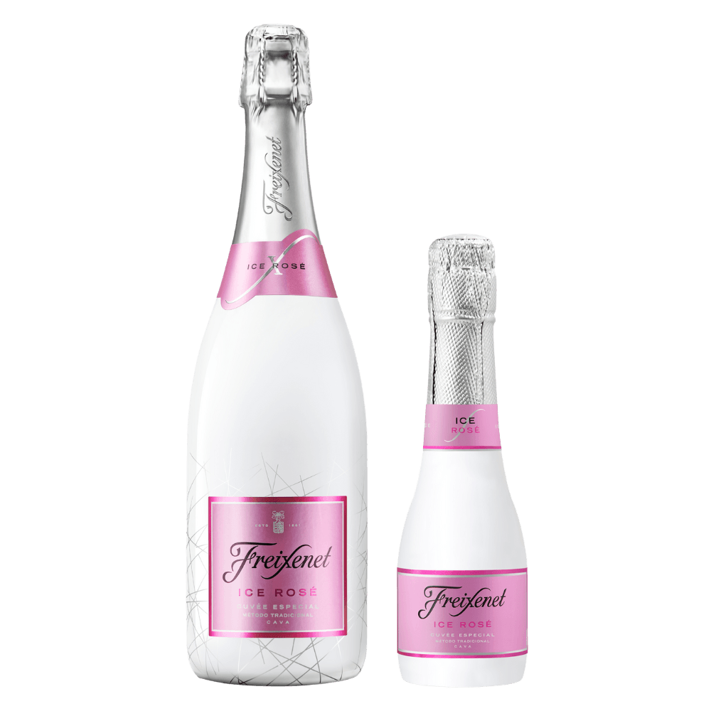 Kit 1 Freixenet Ice Rose Demi-Sec 750ml + 1 Freixenet Ice Rose Demi-Sec 200ml