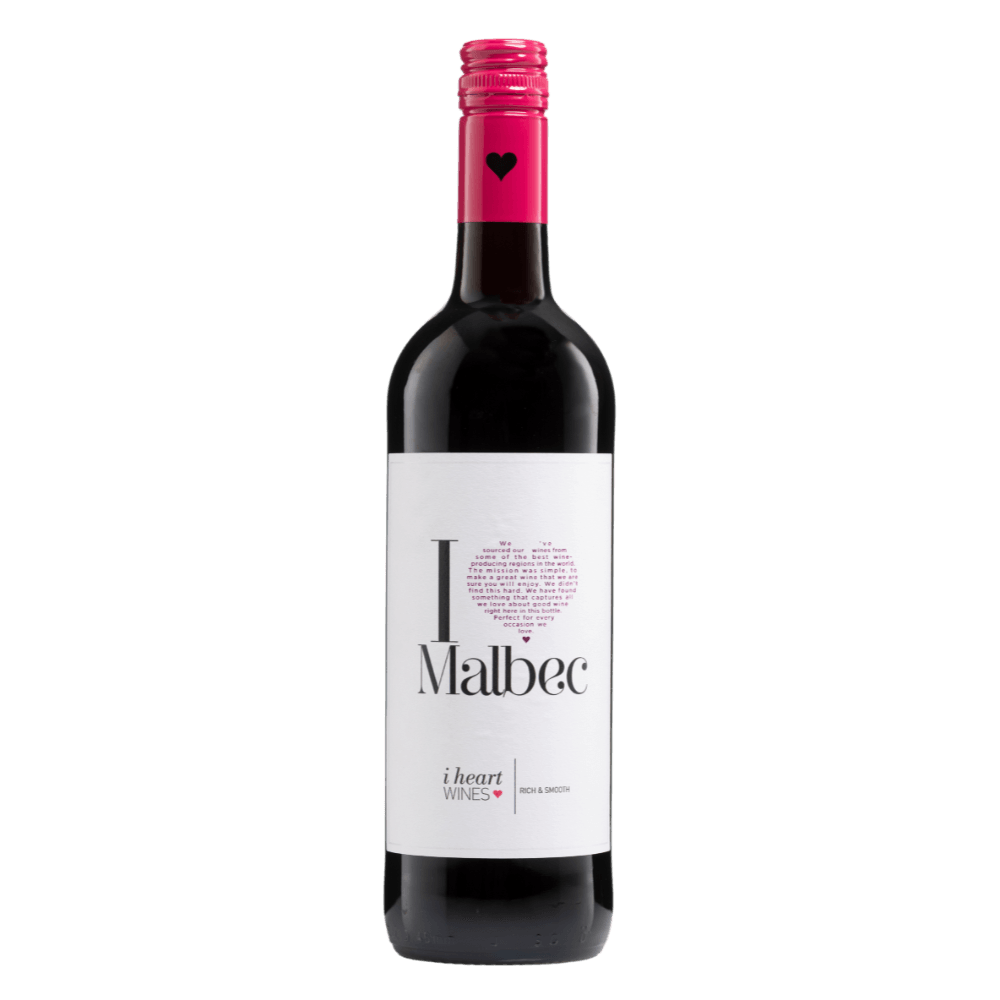 Vinho Fino Tinto Demi-Sec I Heart Malbec 750ml