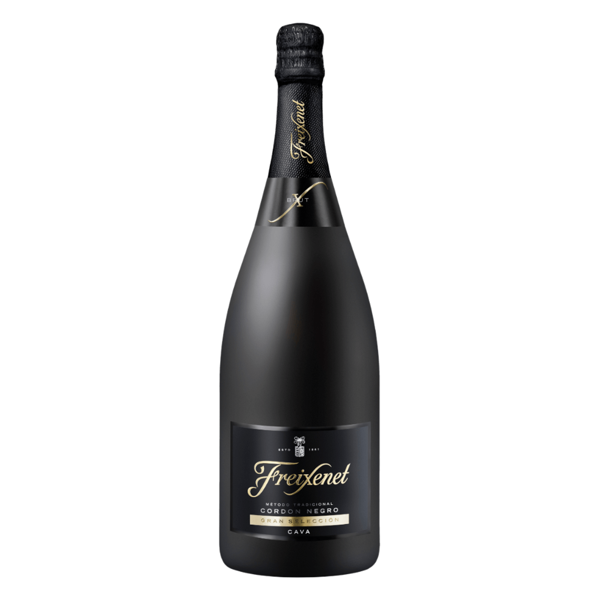 rerere　黒 Cava Freixenet Cordón Negro Brut 1,5l