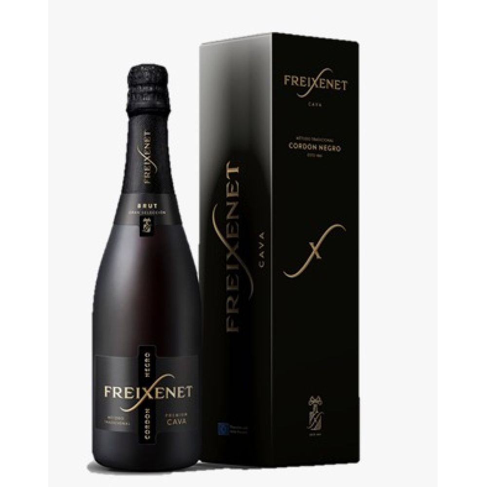 Cava Freixenet Cordón Negro Brut 750ml Com Embalagem Exclusiva