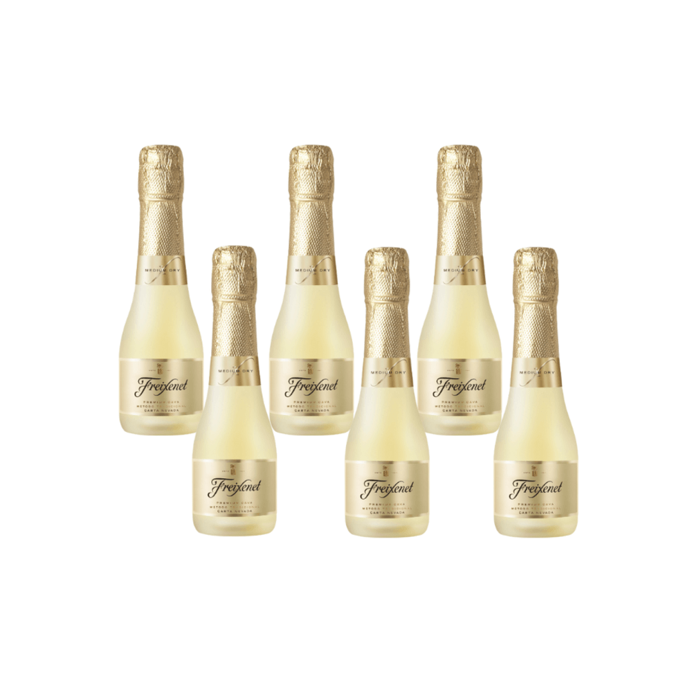 Kit 6 Cava Freixenet Carta Nevada Demi-Sec 200ml