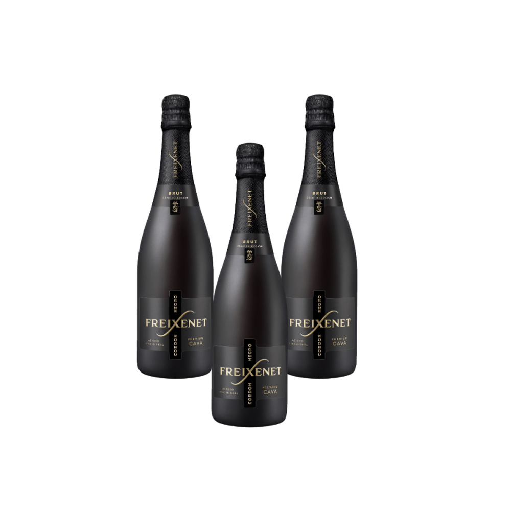 Kit 3 Cava Freixenet Cordon Negro Brut 750ml