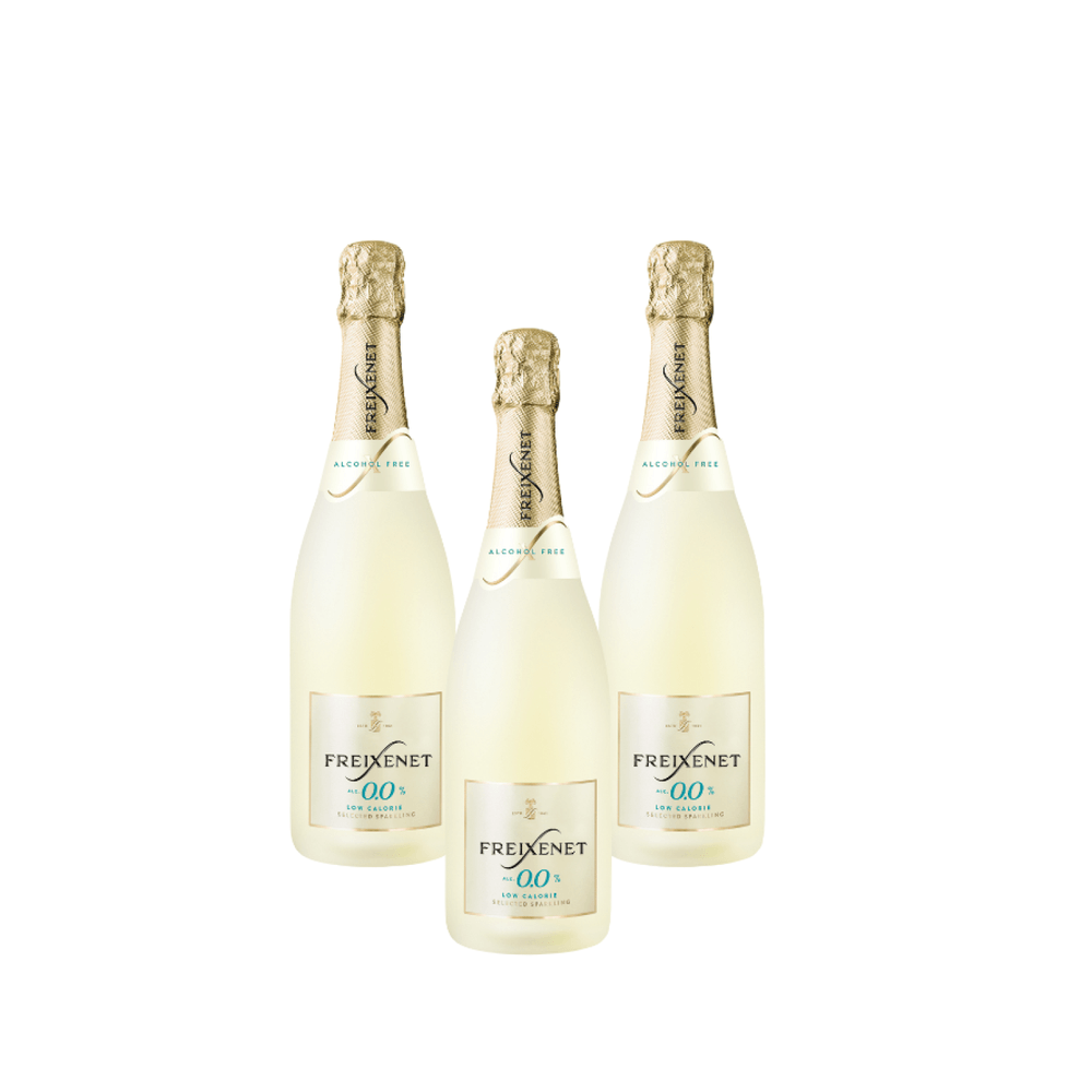 Kit 3  Espumante Freixenet Zero Álcool 750ml