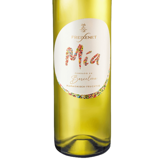 Vinho Fino Branco Demi-Sec Mia White 750ml - rótulo