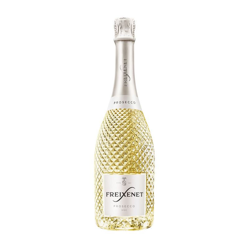 Freixenet Prosecco DOC 750ml garrafa cristal facetado dourado