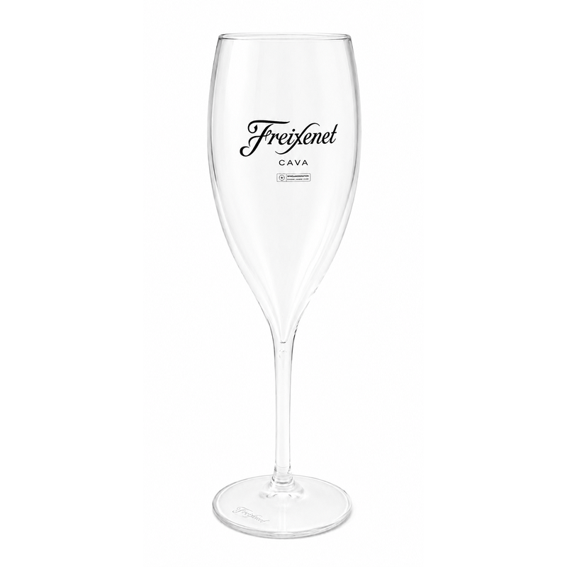 Taça acrílica Freixenet Cava 160ml Kit Duo Rosado