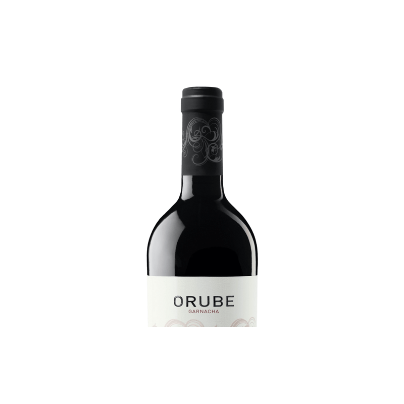 Gargalo e rótulo Orube Garnacha Rioja DOC